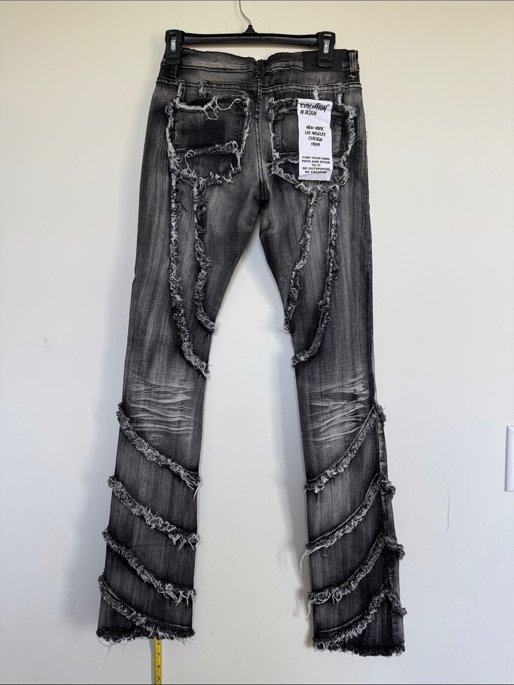 Evolution In Design Women’s Distressed Grey Jeans - Unbranded - Picture 5 of 12